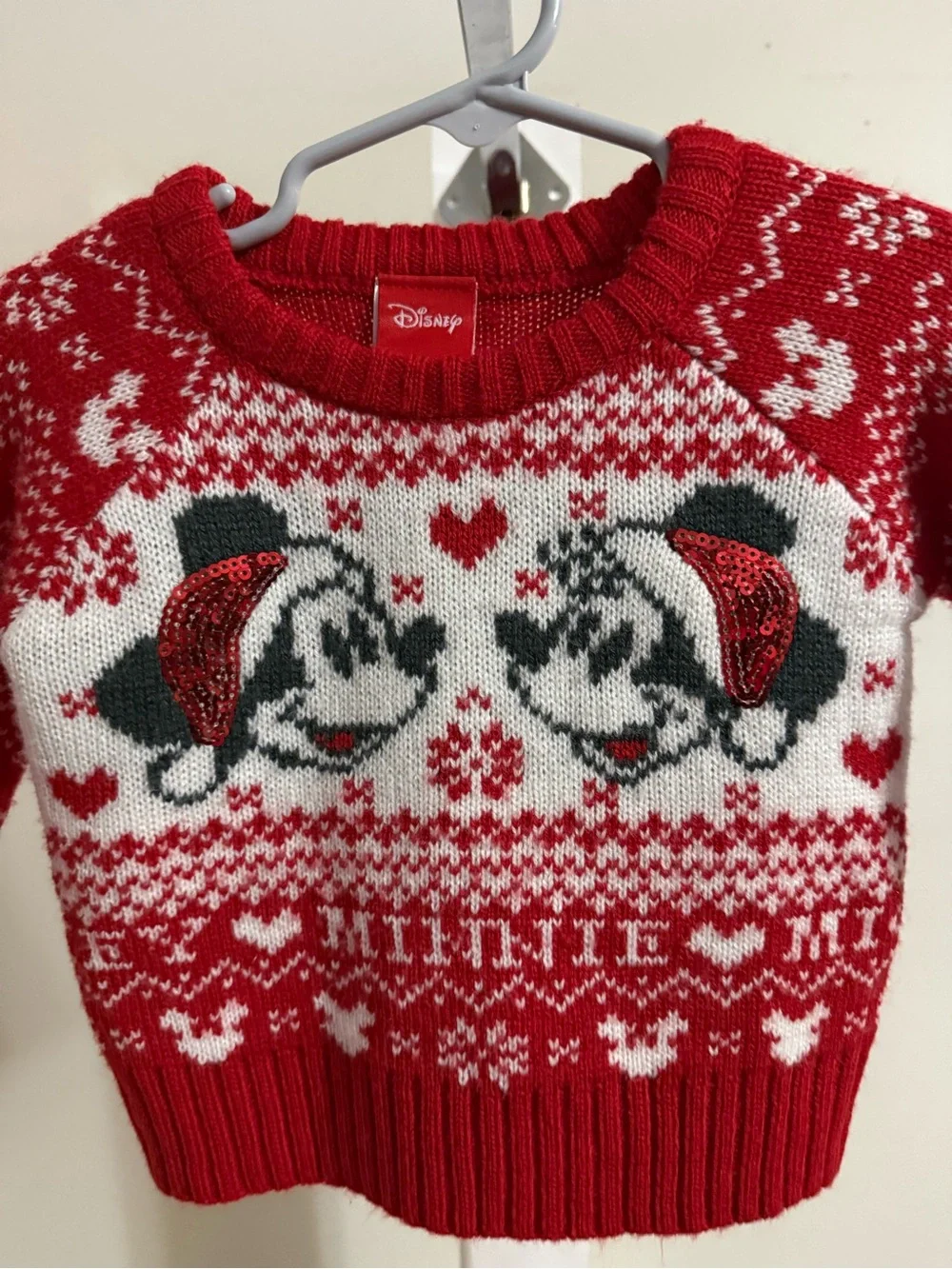 Disney Mickey & Minnie Holiday Sweater